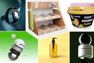 do 3d product modeling and rendering for e commerce website