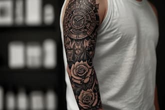 create a realistic realism tattoo design for you