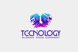 make impeccable colorful technology logo