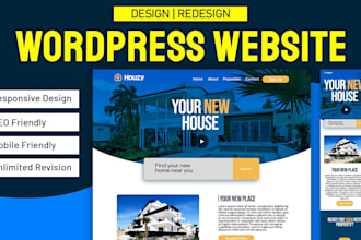 design professional wordpress website and responsive web design