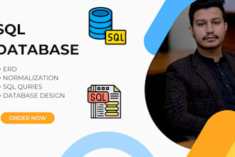 design sql database, erd, eerd diagrams and write sql quries
