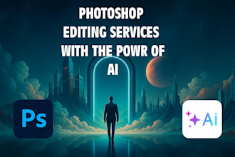 do any photoshop editing using ai tools