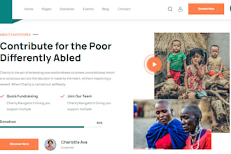 build nonprofit ngo charity donation wordpress website