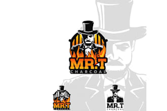 make existing charcoal company logo