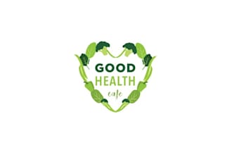 make famous health food restaurant logo