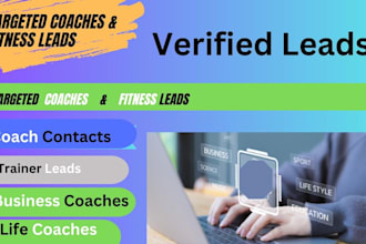 get high quality email lists for coaches, fitness trainers, and wellness