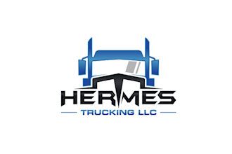 make eye catching hermes trucking logo