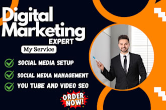 provide digital marketing, social media setup and management