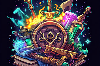 do  a fantasy logo font design