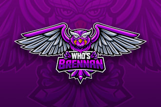 design awesome owl sports logo