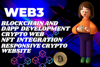 wallet integration,responsive crypto website,crypto web,web3 dapp, smartcontract