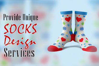 make custom and unique sock design services for your brand