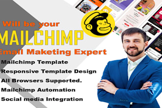 mailchimp expert in design, marketing, and automation for emails and templates