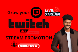 grow your twitch channel live stream view