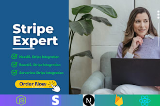 integrate stripe with react, nextjs, and django applications