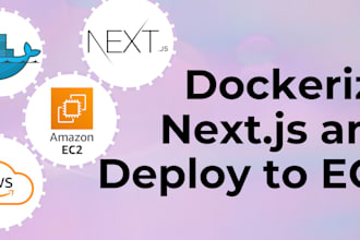 dockerize next js project and deploy to ec2 in AWS