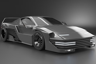 realistic 3d car model,3d car wheel,vehicle,lowpoly,interior,exterior,3d car stl