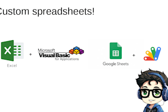 create or fix custom spreadsheets