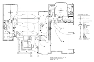 do electrical, lighting plan, panel schedule and load calculations
