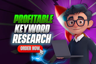 do SEO keyword research, profitable research and competitor analysis