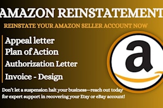 do amazon reinstatement appeal letter section 3 amazon account reactivation