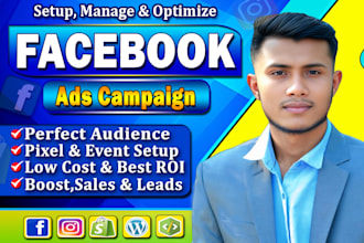 setup facebook ads campaign, run instagram ads and meta ads