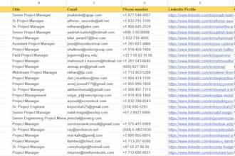 provide lead prospecting and data enrichment services