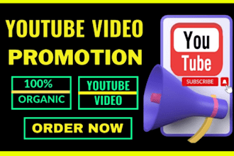 do super fast organic youtube video promotion and marketing by social media