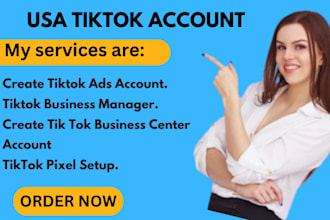 create usa tiktok account tiktok ads account business account llc tiktok account