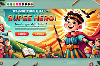 illustrate your child as a super bible character