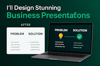 improve medical powerpoint,  research, cybersecurity presentation pitch deck