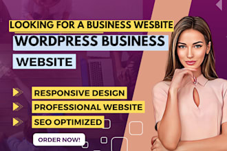 design, create fully professional company, business website urgently