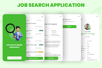 develop job portal app, job searching app, job listing app, handyman app