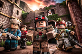 develop roblox full game creation,lua,obby,roblox model,roblox map design,script