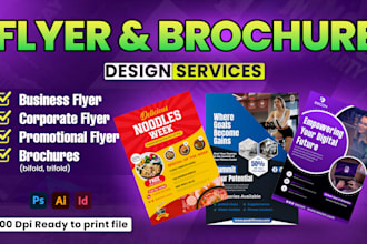 design a professional flyer design event flyer and any marketing material