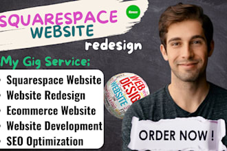 build squarespace website, squarespace website redesign, SEO optimization