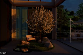 create a realistic interior design