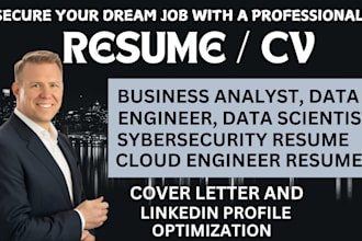 write professional resume, cover letter, cv writting, to be an ats compliant