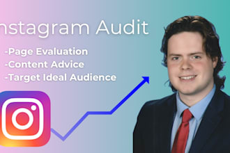 audit your instagram account and provide a content strategy to fit your goals