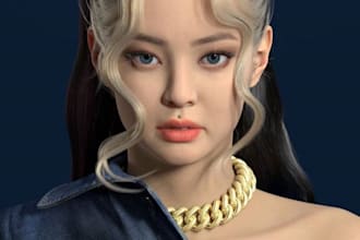 create 3d metahuman character for game, animation, unreal engine, daz3d, unity3d