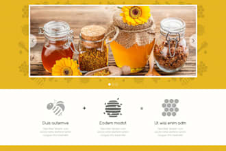design profitable ghee shopify store honey sauce pepper ghee ecommerce website