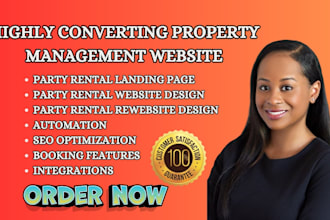 design property management vacation rental airbnb website real estate website
