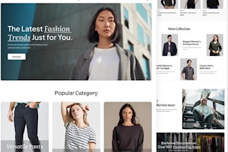 create shopify store fashion website clothing store gym website passive income