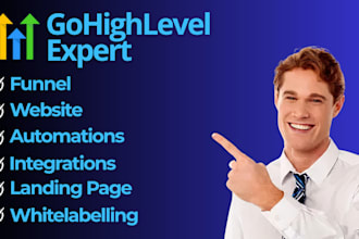 build ghl sales funnel ghl website ghl automation ghl saas ghl landing page