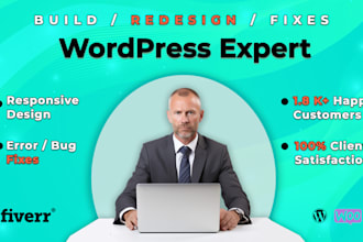 fix wordpress errors, issues, bugs provide support and help