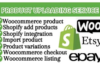 import woocommerce products, create product variations and optimize your shopify