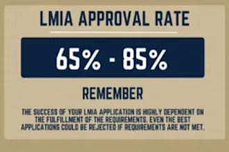 help you secure fast lmia application, job offer, work permit and visa in canada