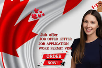 do lmia work permit, job offer, resume design, visa assistance, ict work permit