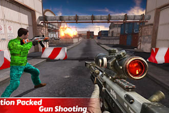 develop 3d action game, 3d shooting game using unreal engine