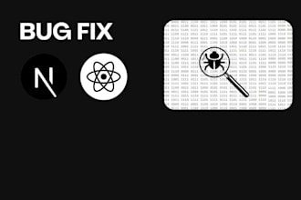 fix reactjs, nextjs, javascript, html css, tailwind, prisma, clerk bugs